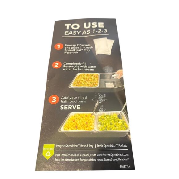 Sterno Speed Heat Flameless Food Warming System - Open Box - Picture 2 of 6